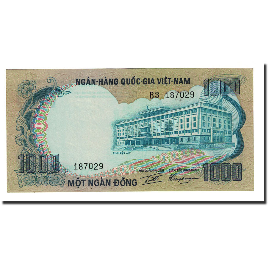 Banknote, South Viet Nam, 1000 D<ox>ng, Undated (1972), KM:34a, UNC(65-70)