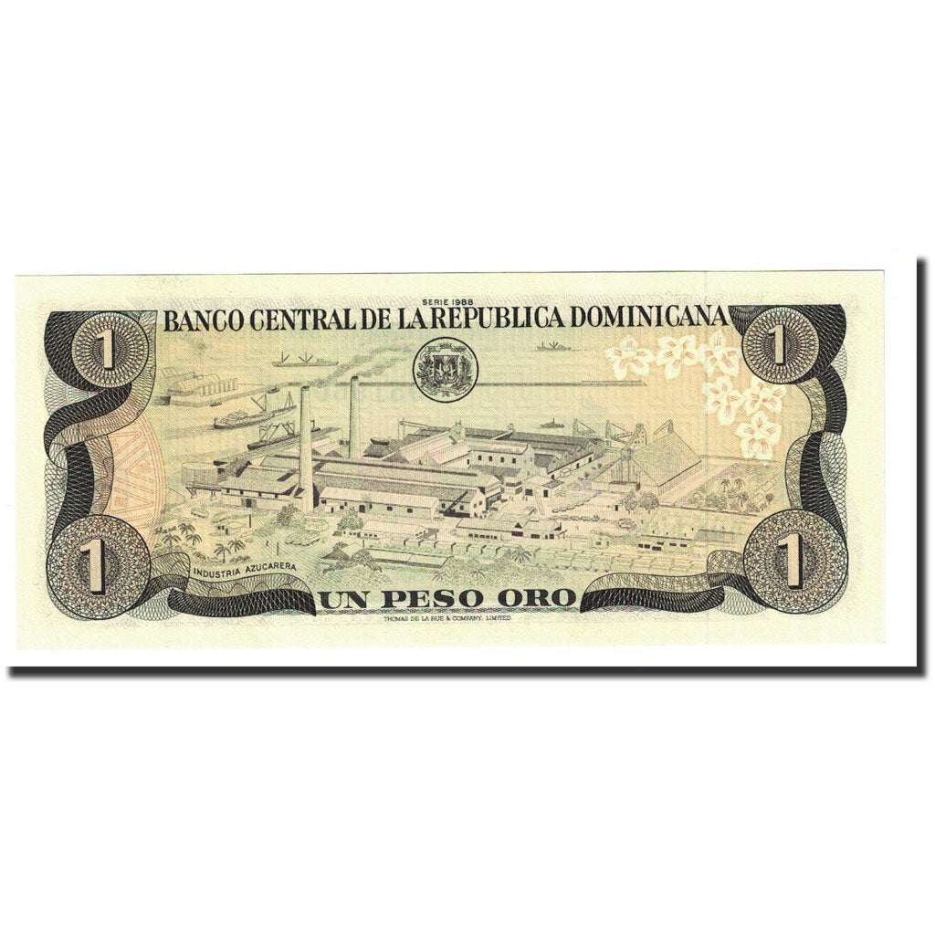 Banknot, Republika Dominikany, 1 Peso Oro, 1988, KM:126a, UNC(65-70)