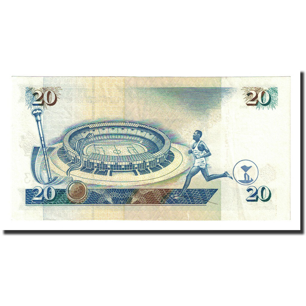 Banknote, Kenya, 20 Shillings, 1996-01-01, KM:35a2, UNC(65-70)