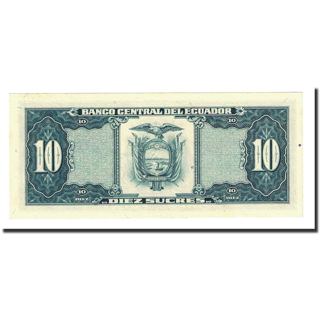 Banknote, Ecuador, 10 Sucres, 1988-11-22, KM:121, UNC(65-70)
