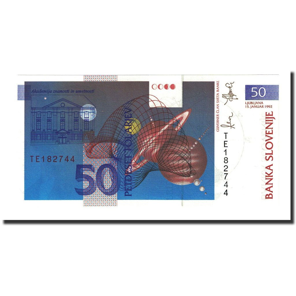 Banconote, Slovenia, 50 Tolarjev, 1992-01-15, KM:13a, FDS