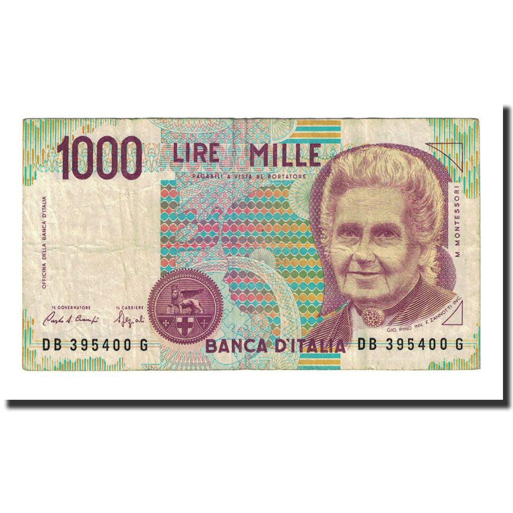 Banconote, Italia, 1000 Lire, D.1990, KM:114a, BB