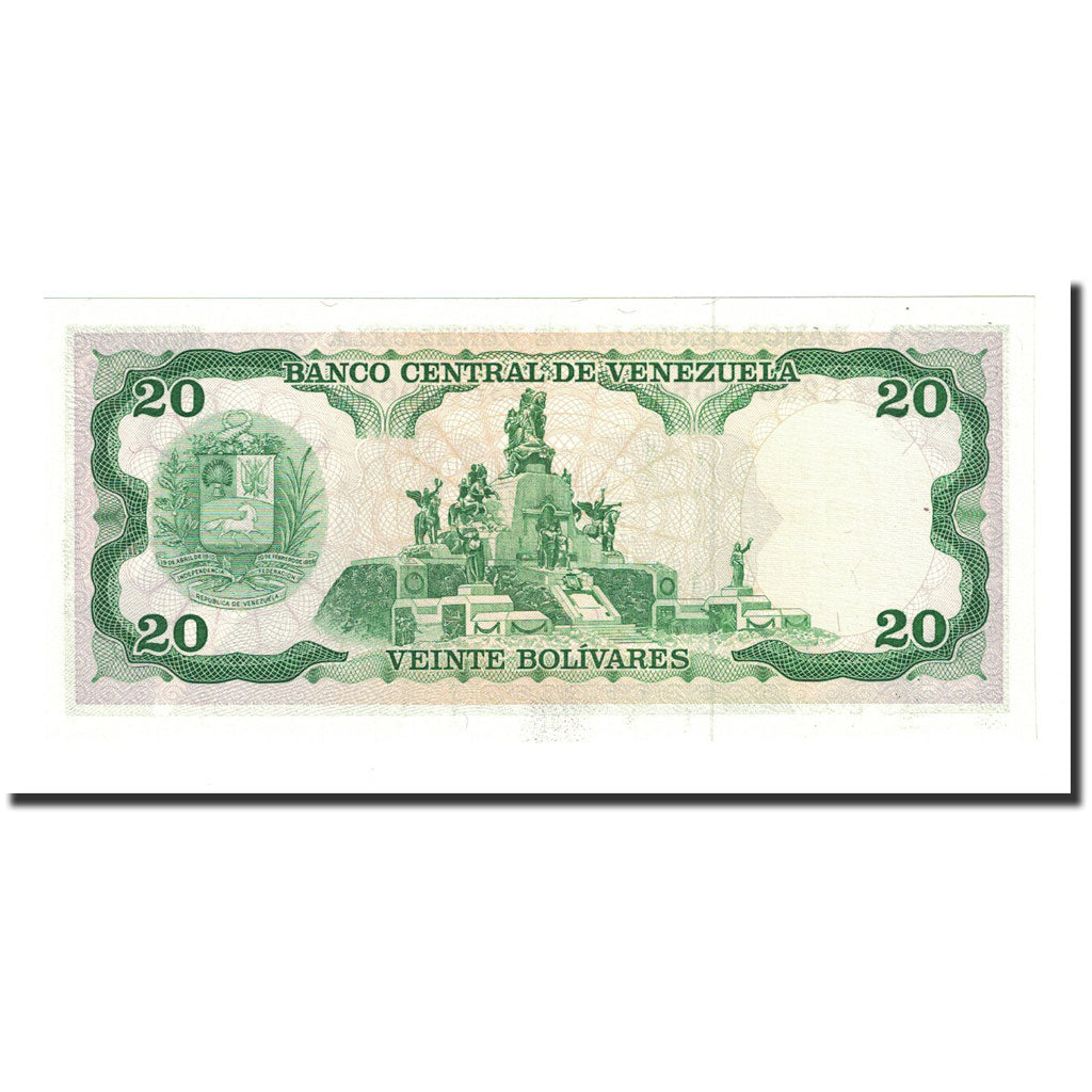 Billet, Venezuela, 20 Bolivares, 1989-09-07, KM:63b, NEUF