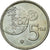 Coin, Spain, Juan Carlos I, 5 Pesetas, 1981, MS(63), Copper-nickel, KM:817