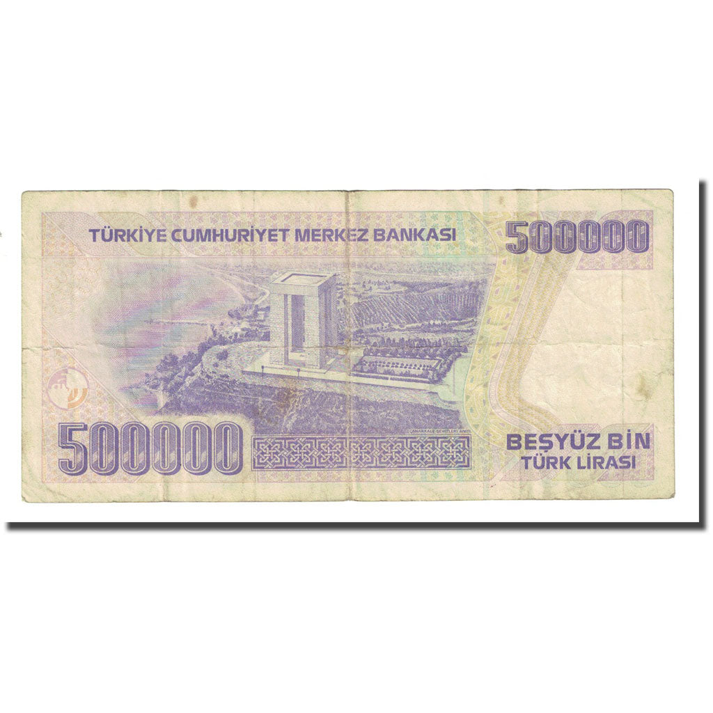 Banknote, Turkey, 500,000 Lira, L.1970, KM:212, VF(20-25)