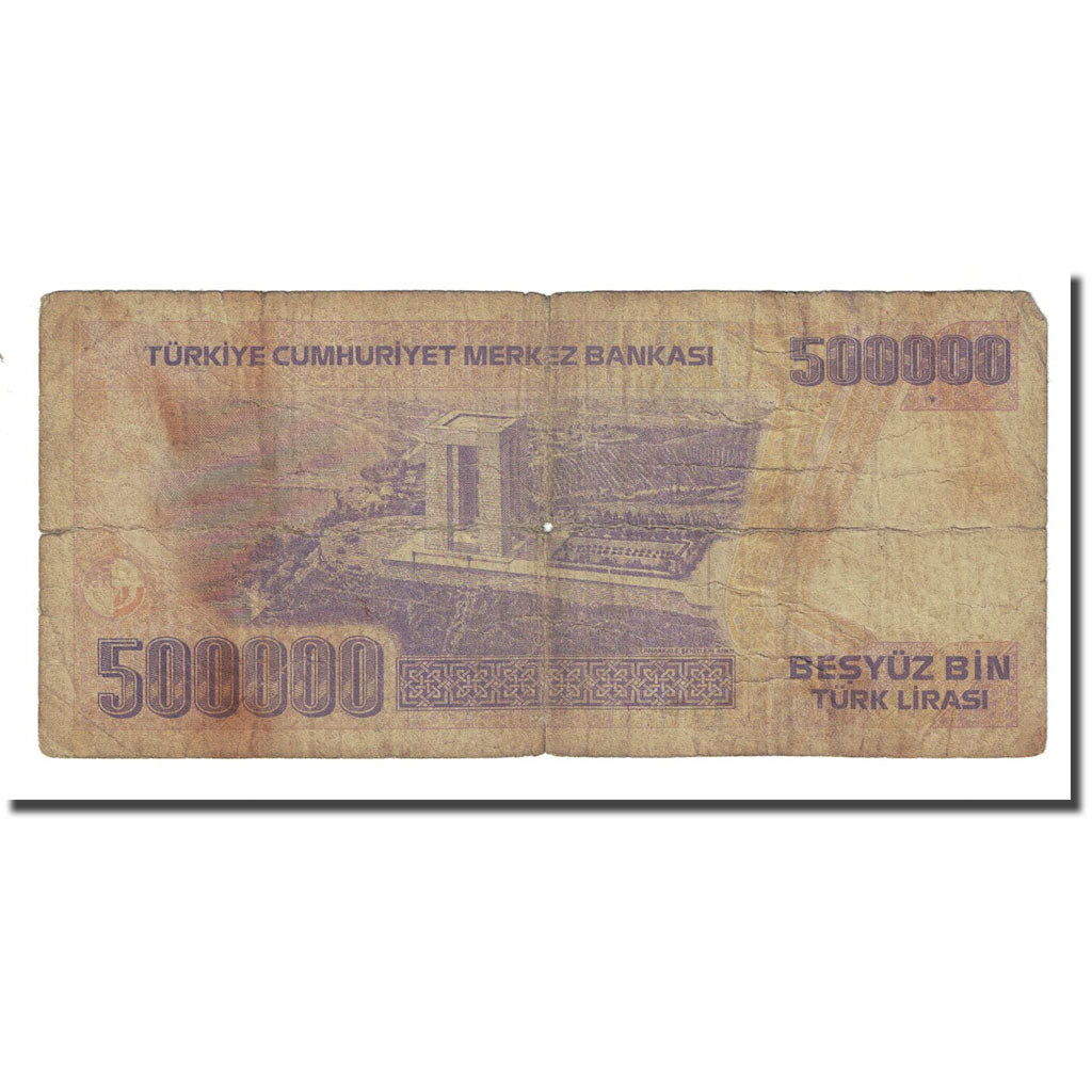 Banknote, Turkey, 500,000 Lira, L.1970, KM:212, VG(8-10)