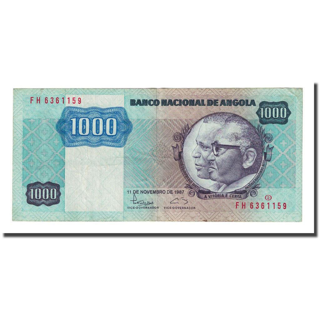 Angola, 1000 Kwanzas, 1987-11-11, TTB