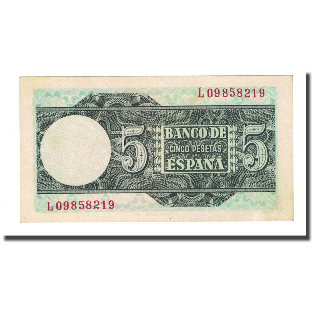 Billet, Espagne, 5 Pesetas, 1948-03-05, KM:136a, NEUF