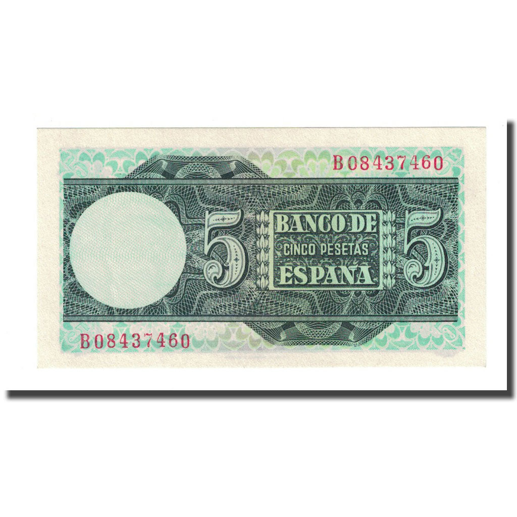 Billete, 5 Pesetas, España, 1948-03-05, KM:136a, UNC