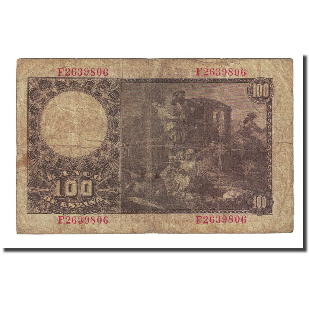 Banknote, Spain, 100 Pesetas, 1948-05-02, KM:137a, VF(20-25)