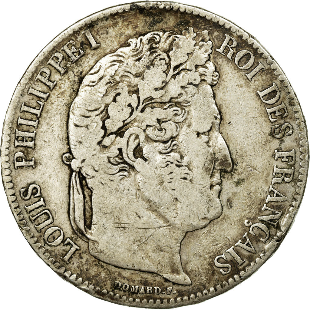 Coin, France, Louis-Philippe, 5 Francs, 1832, La Rochelle, F(12-15), Silver