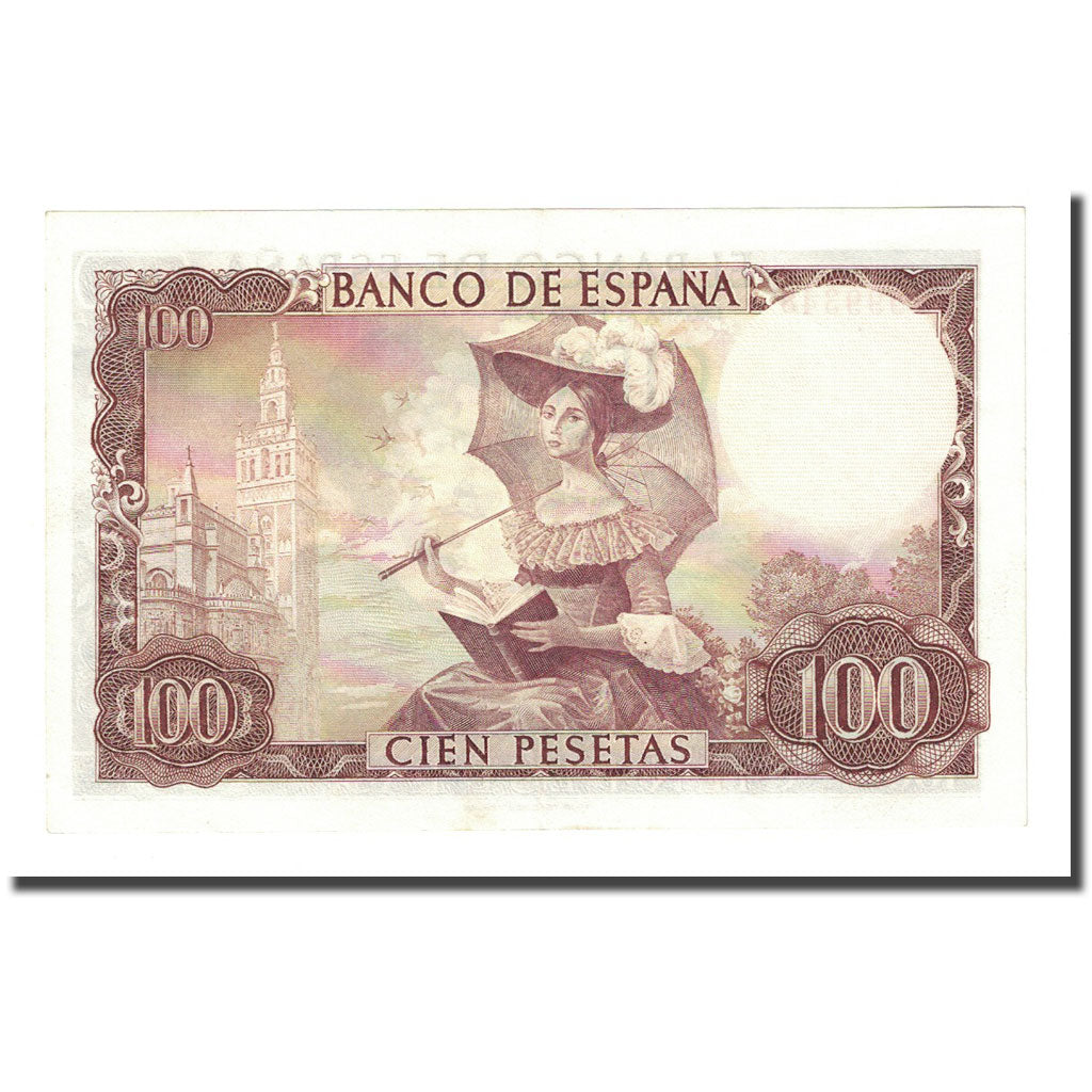 Banknote, Spain, 100 Pesetas, 1965-11-19, KM:150, UNC(65-70)