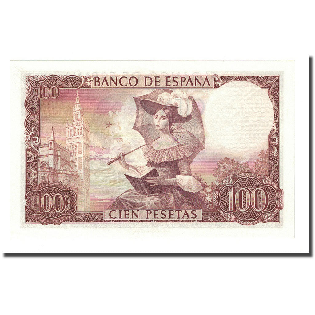 Banknote, Spain, 100 Pesetas, 1965-11-19, KM:150, UNC(65-70)