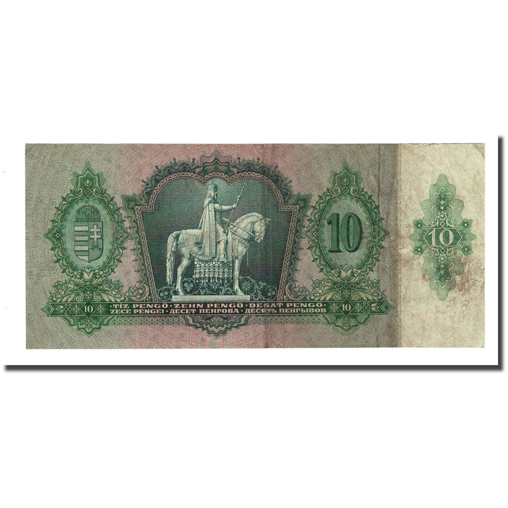 Banknote, Hungary, 10 Pengö, 1936-12-22, KM:100, VF(20-25)