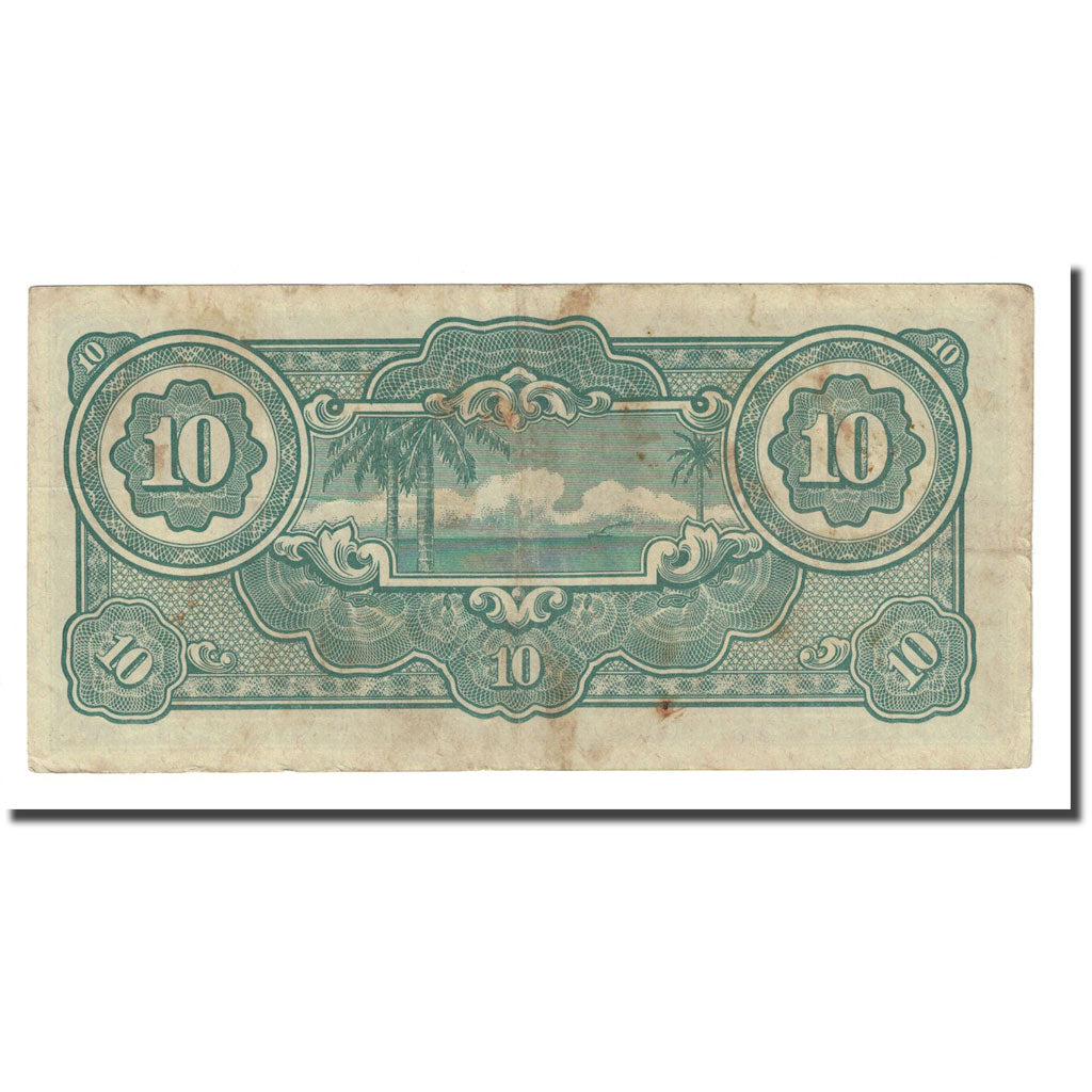 Banknote, MALAYA, 10 Dollars, Undated (1944), KM:M7c, VF(20-25)