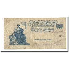 Banknot, Argentina, 5 Pesos, Undated (1951-59), KM:264x, F(12-15)