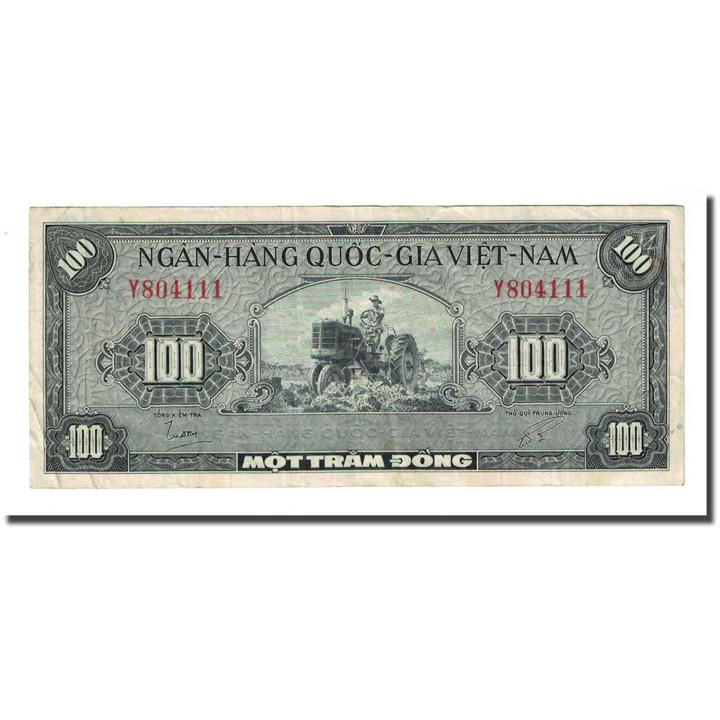 Billet, Viet Nam, 100 D<ox>ng, Undated (1946), KM:8a, TB