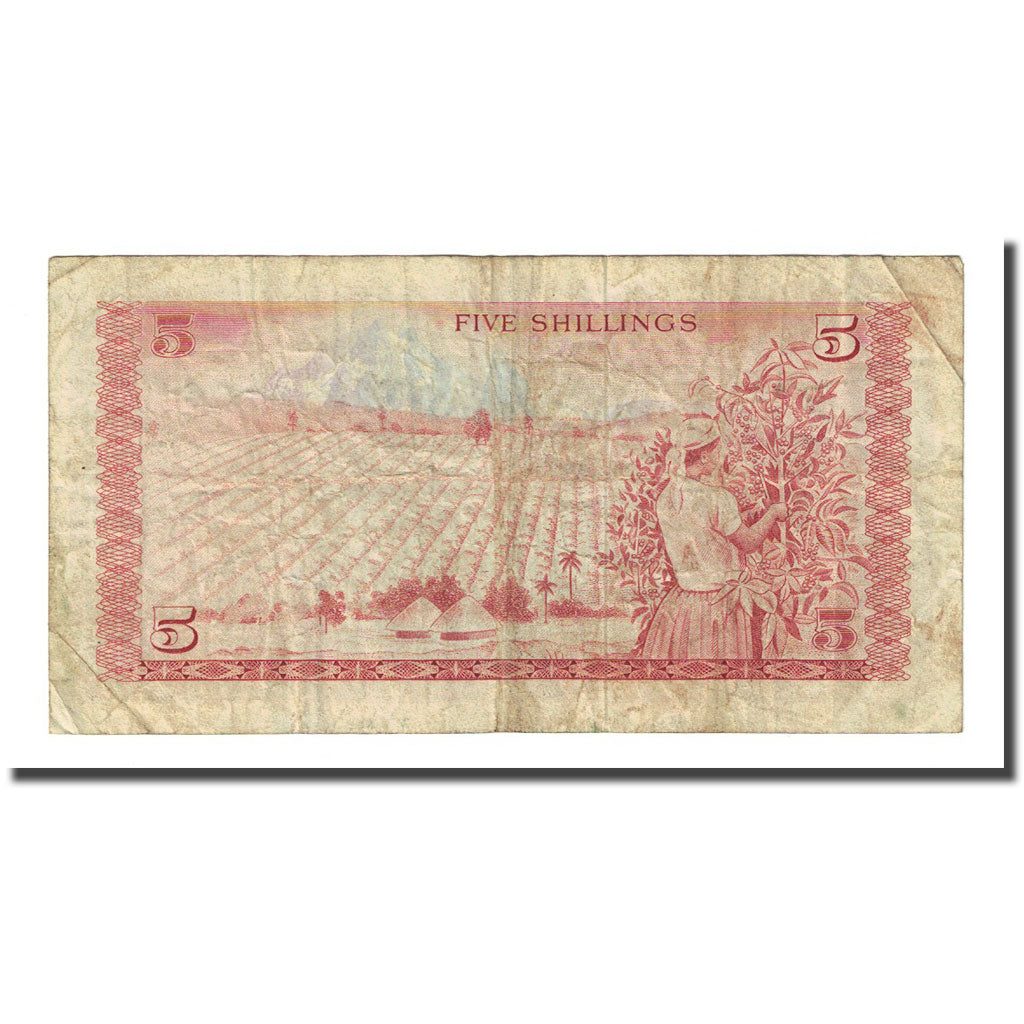 Banknote, Kenya, 5 Shillings, 1975-01-01, KM:11b, F(12-15)