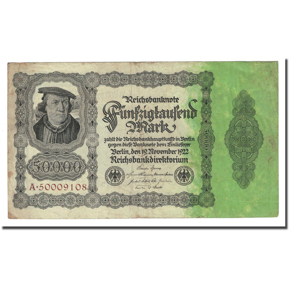 Banconote, Germania, 50,000 Mark, 1922-11-19, KM:79, BB