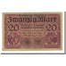 Banknote, Germany, 20 Mark, 1918-02-20, KM:57, VF(20-25)