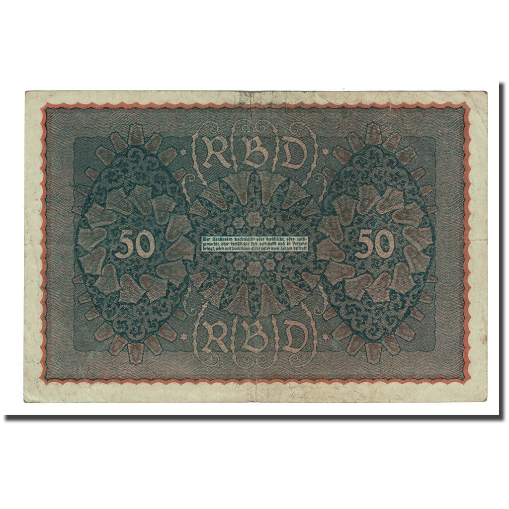 Billete, 50 Mark, Alemania, 1919-06-24, KM:66, BC