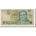 Billet, Brésil, 500 Cruzados, 1986, KM:212a, TB