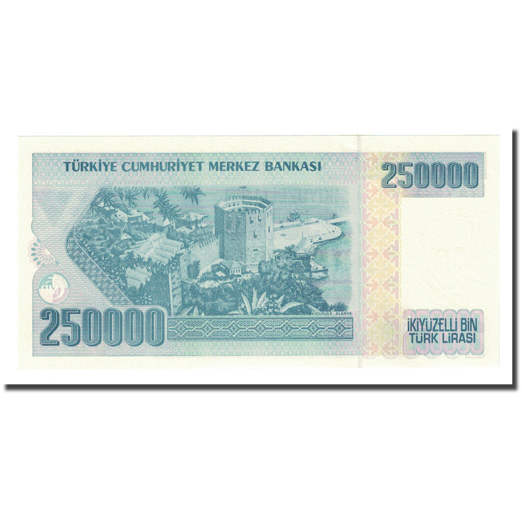 Banknote, Turkey, 250,000 Lira, 1988, KM:211, UNC(65-70)
