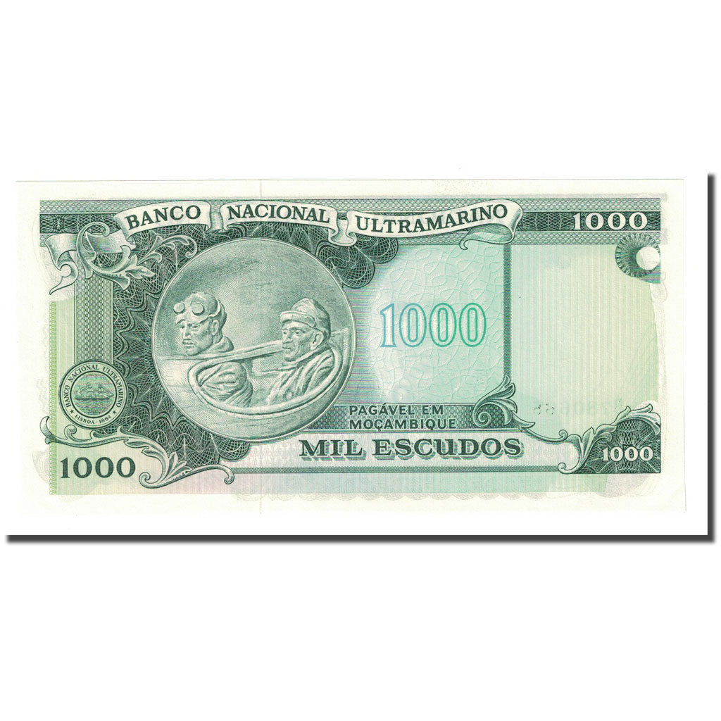 Nota, Moçambique, 1000 Escudos, 1972-05-23, KM:119, UNC(65-70)