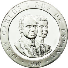Coin, Spain, Juan Carlos I, 2000 Pesetas, 1990, Madrid, MS(65-70), Silver
