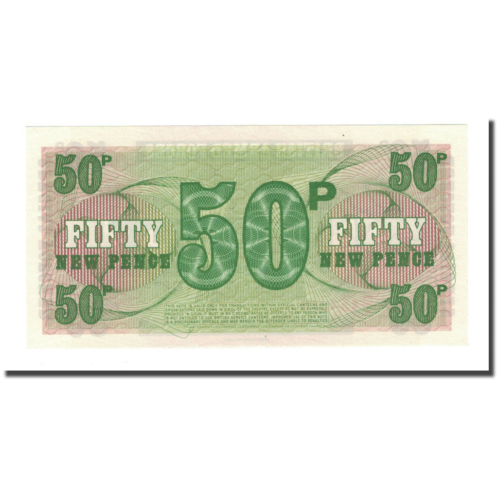 Banconote, Gran Bretagna, 50 New Pence, Undated (1972), KM:M49, FDS