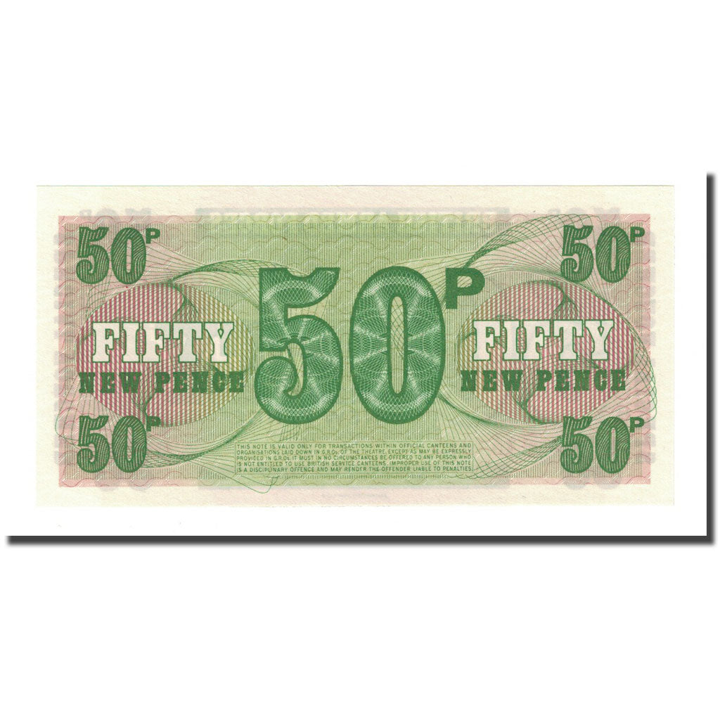 Banconote, Gran Bretagna, 50 New Pence, Undated (1972), KM:M49, FDS