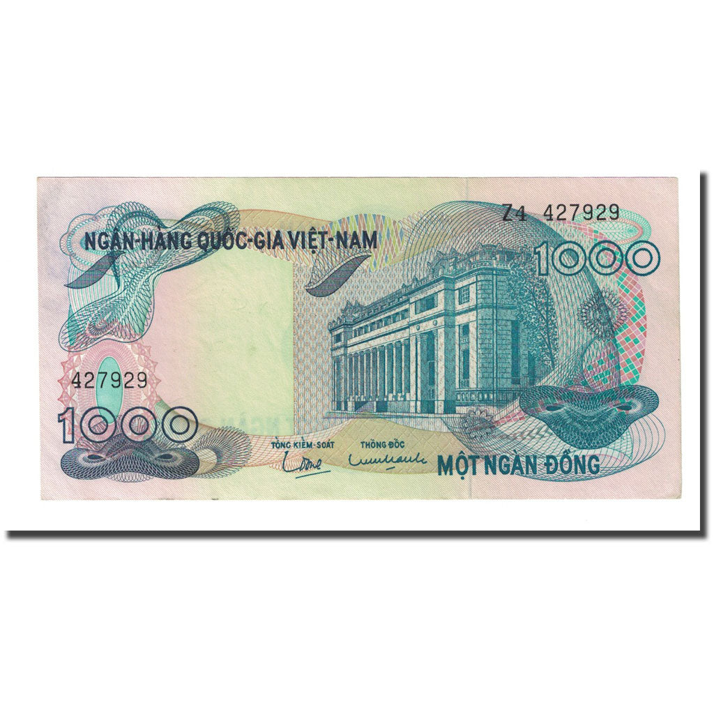 Billet, South Viet Nam, 1000 D<ox>ng, Undated (1971), KM:29a, NEUF