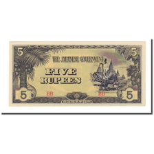 Banknote, Burma, 5 Rupees, Undated (1942-44), KM:15b, UNC(65-70)
