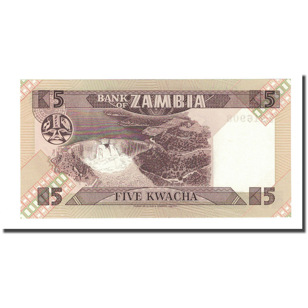 Billete, 5 Kwacha, Undated (1980-88), Zambia, KM:25c, UNC