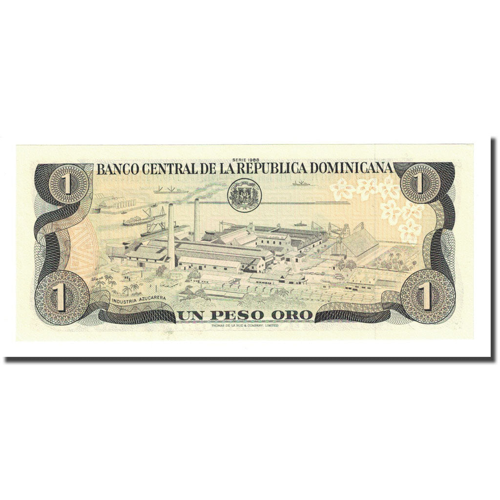 Banknot, Republika Dominikany, 1 Peso Oro, 1987, KM:126a, UNC(65-70)