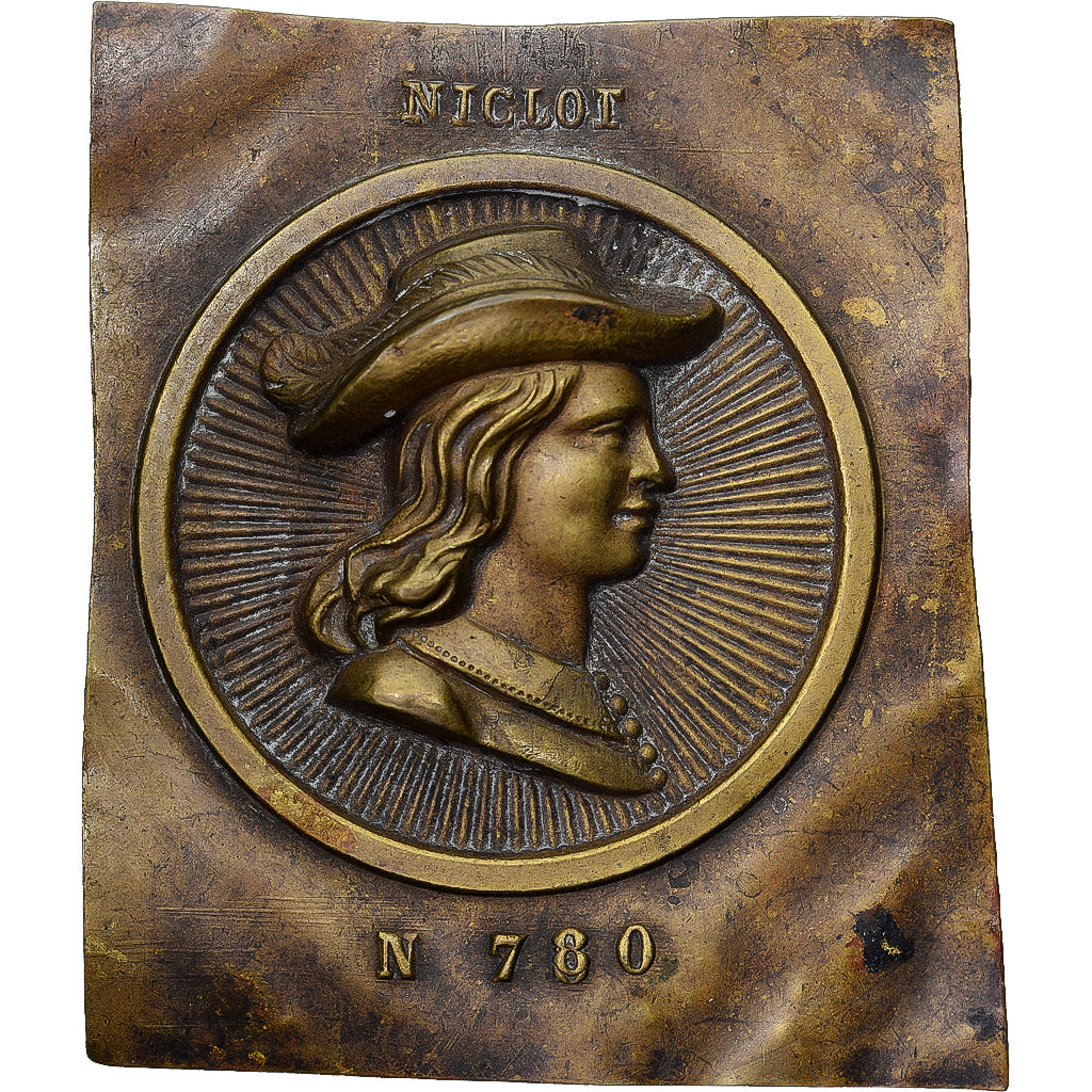 France, Medal, Niclot, N 780, Business & industry, AU(50-53), Copper