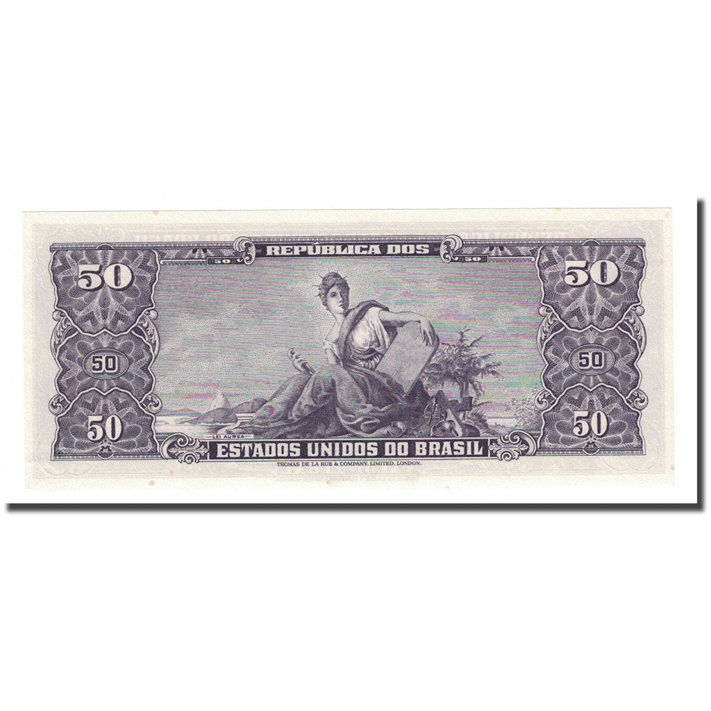 Billete, 5 Centavos on 50 Cruzeiros, Undated (1966-1967), Brasil, KM:184a, UNC