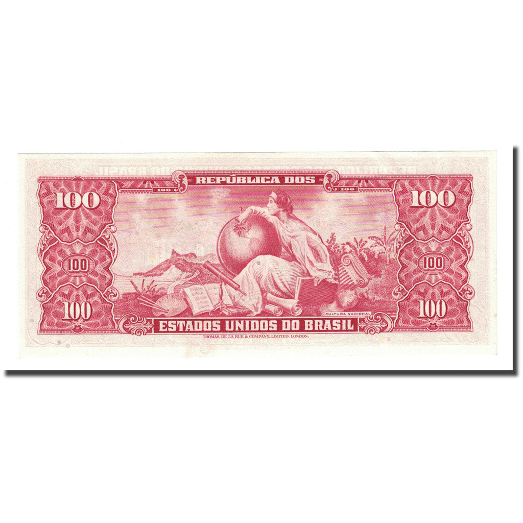 Banknote, Brazil, 10 Centavos on 100 Cruzeiros, Undated (1966-1967), KM:185a
