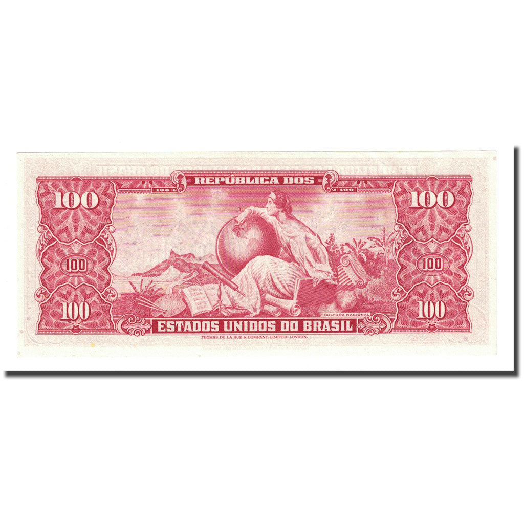 Banknote, Brazil, 10 Centavos on 100 Cruzeiros, Undated (1966-1967), KM:185a