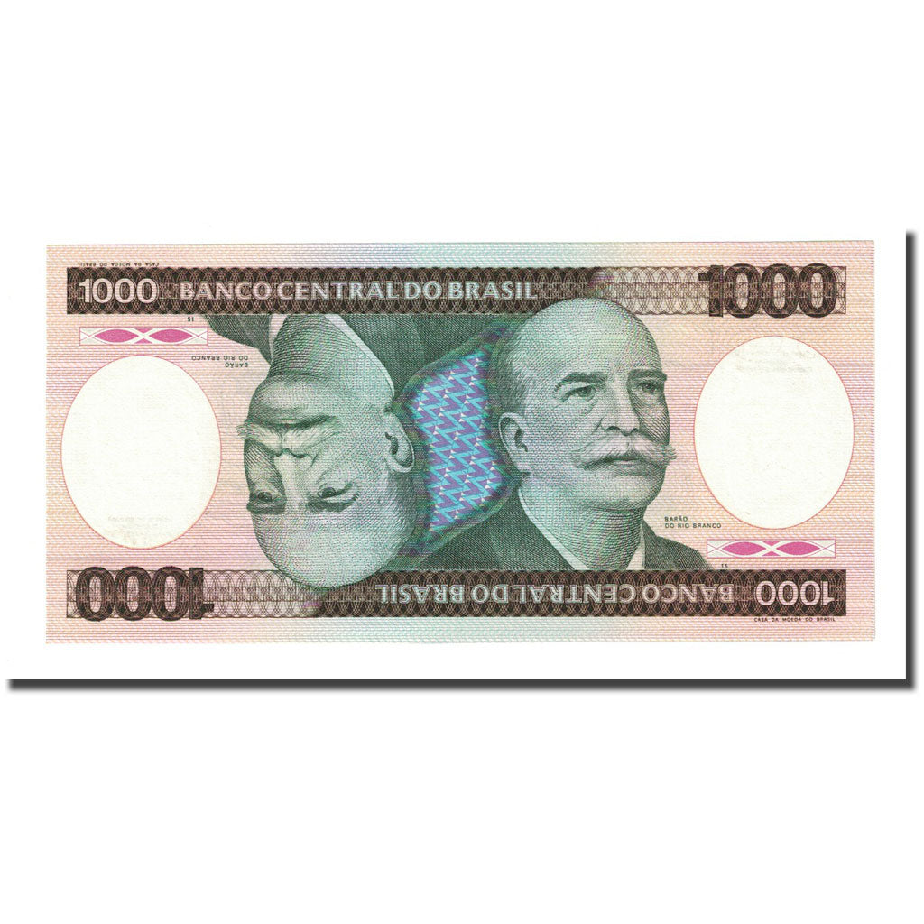 Banknote, Brazil, 1000 Cruzeiros, Undated (1985), KM:201c, UNC(65-70)