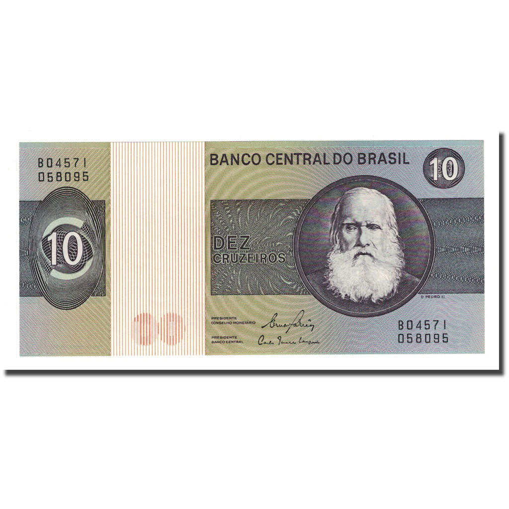 Banconote, Brasile, 10 Cruzeiros, UNDATED (1970-80), KM:193e, FDS