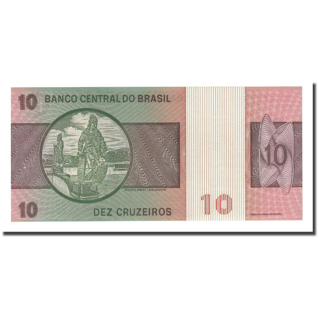 Banconote, Brasile, 10 Cruzeiros, UNDATED (1970-80), KM:193e, FDS