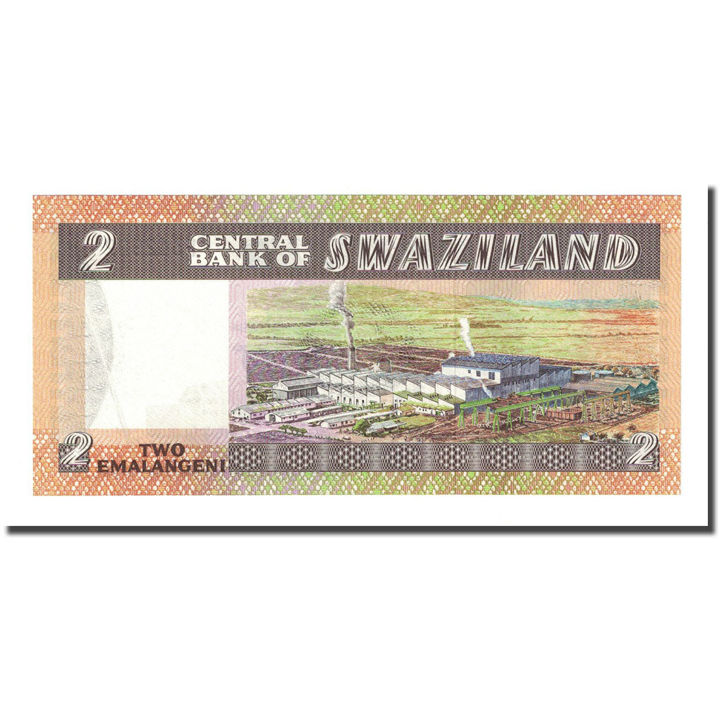 Biljet, Swaziland, 2 Emalangeni, Undated (1983- ), KM:8a, NIEUW