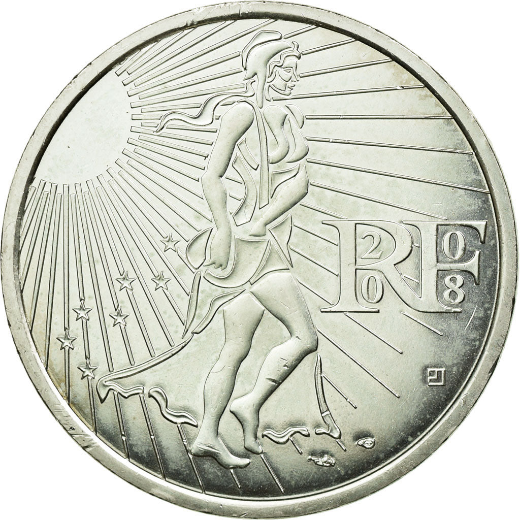 Moneta, Francia, 15 Euro, 2008, SPL, Argento, Gadoury:EU288, KM:1535
