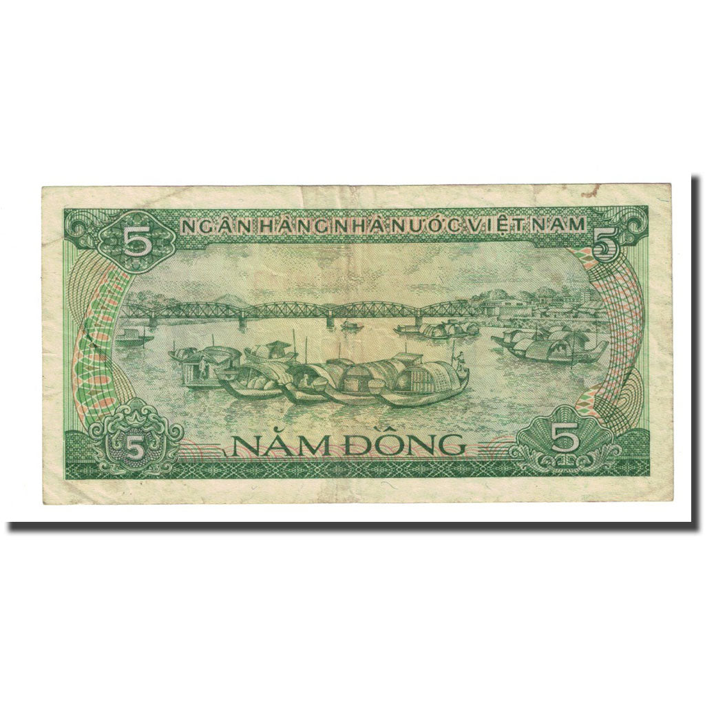 Billet, Viet Nam, 5 D<ox>ng, 1985, KM:92a, TB