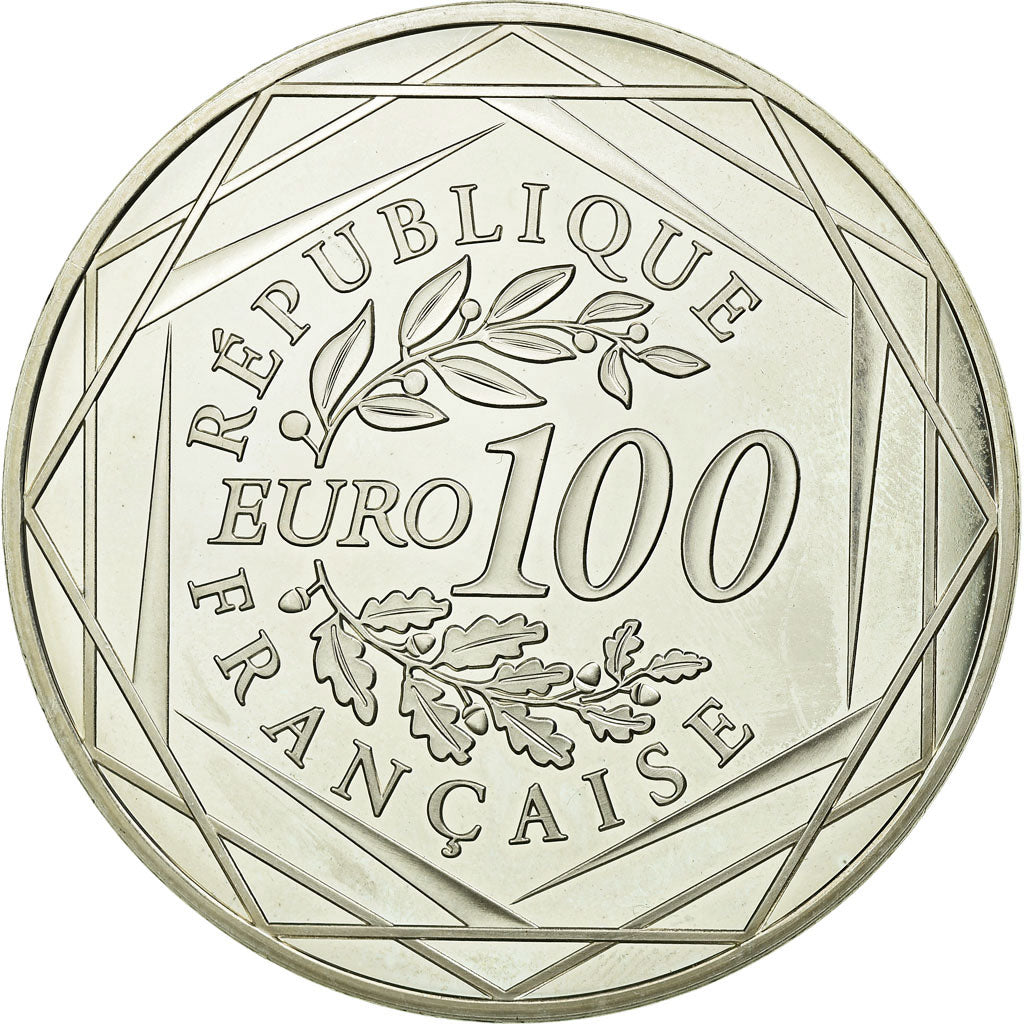 Coin, France, 100 Euro, 2011, MS(60-62), Silver, Gadoury:EU455, KM:1724