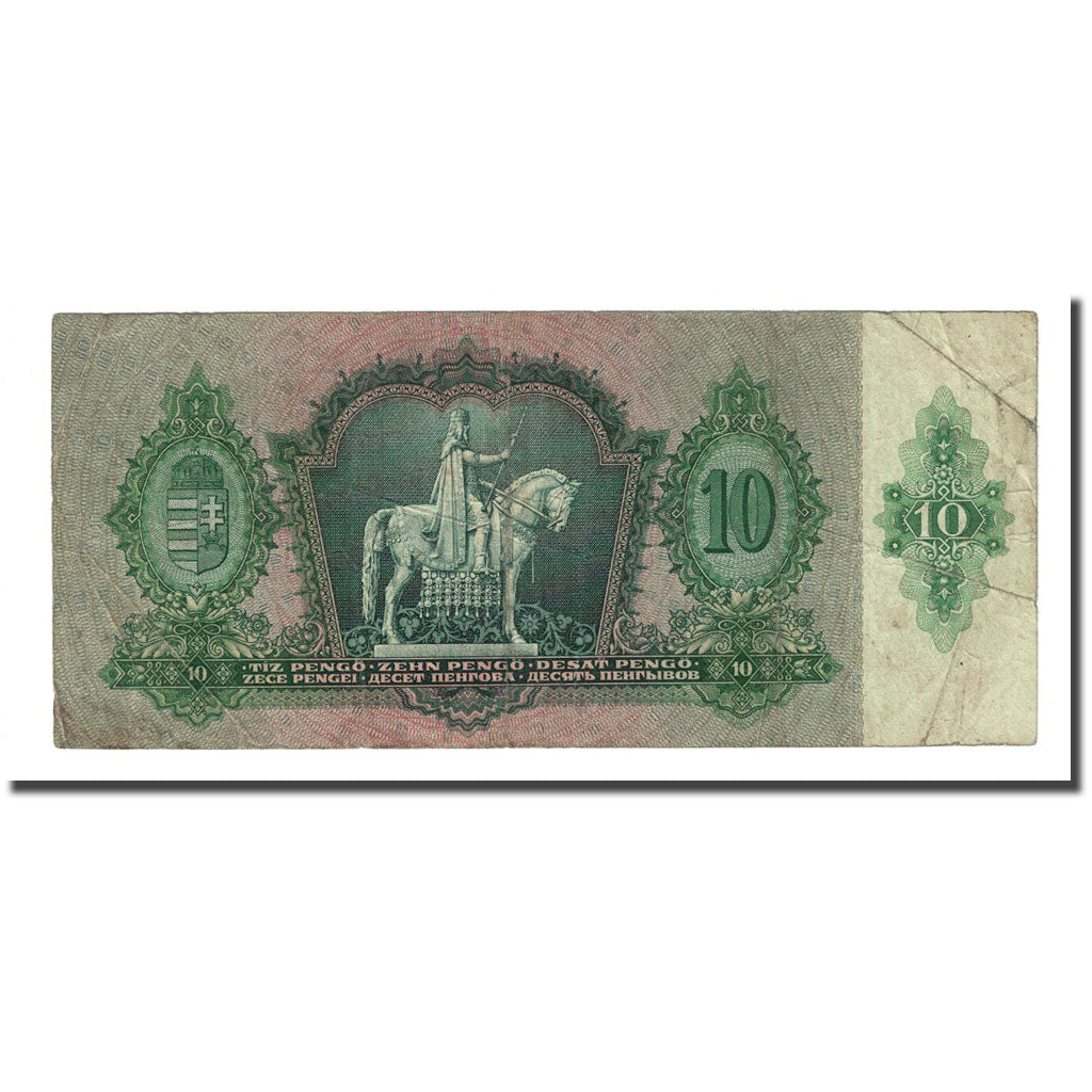 Banknote, Hungary, 10 Pengö, 1936-12-22, KM:100, F(12-15)