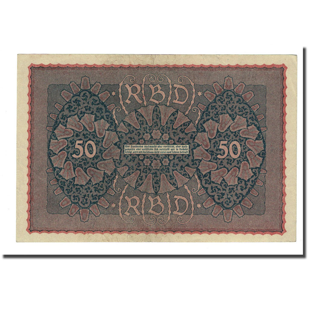 Billete, 50 Mark, Alemania, 1919-06-24, KM:66, SC