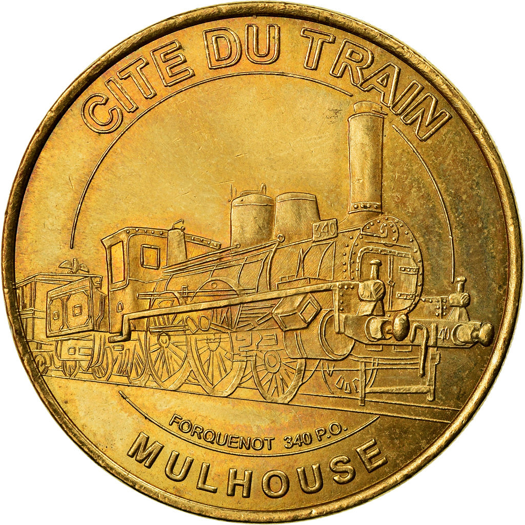 France, Token, Touristic token, 68/ Cité du Train - Mulhouse, Arts & Culture
