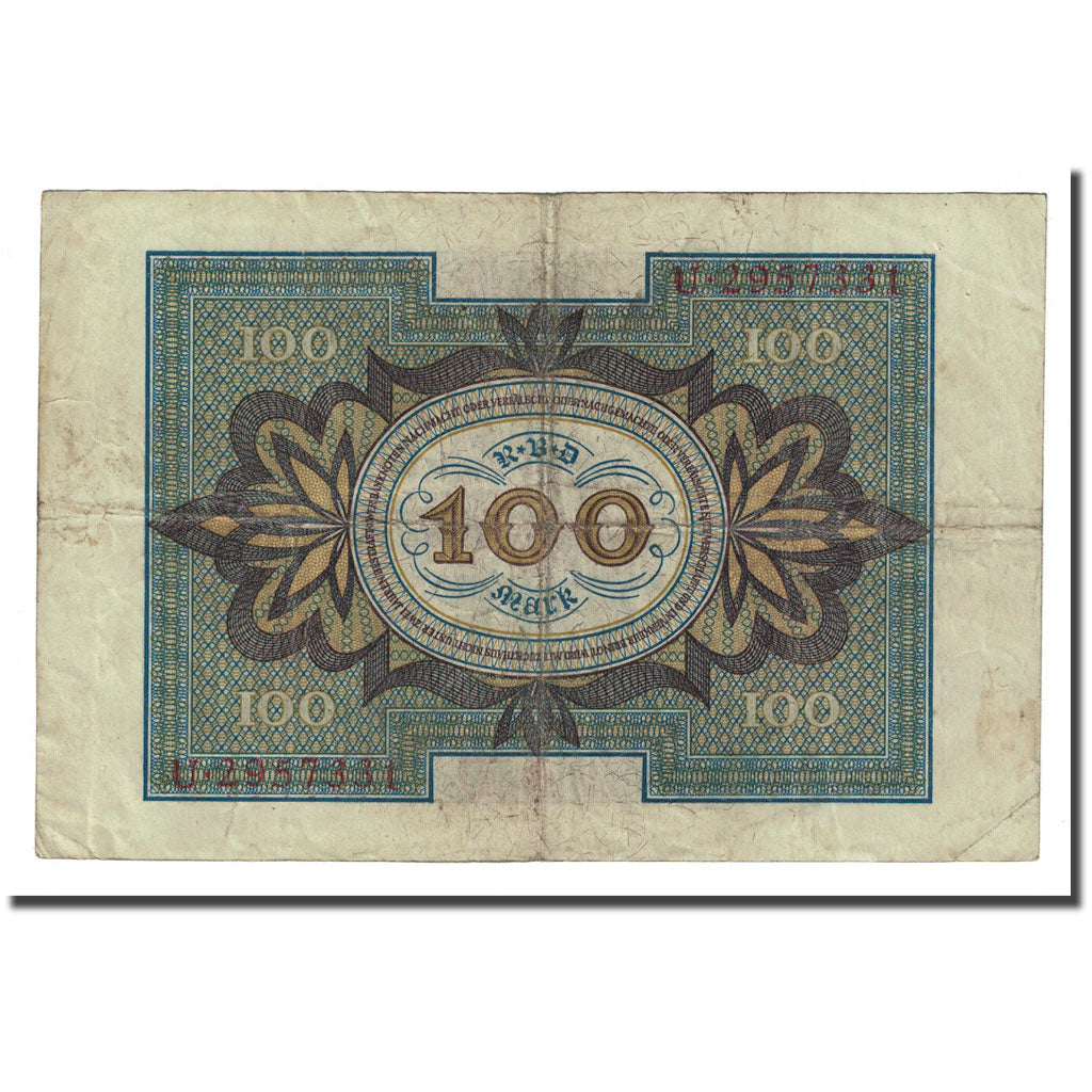 Geldschein, Deutschland, 100 Mark, 1920-11-01, KM:69a, S